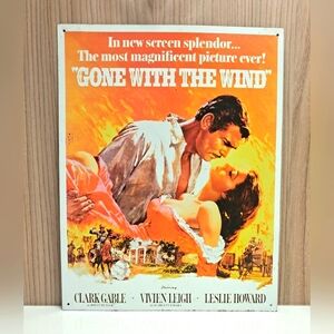 "Gone With The Wind" Tin Sign